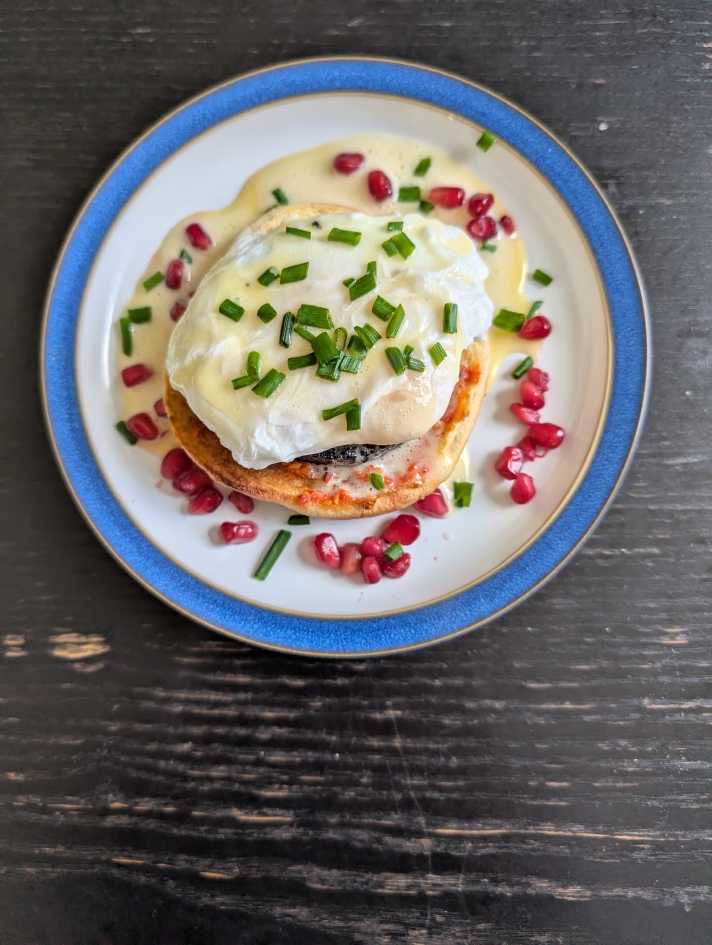 Black Pudding with Poached Egg and Hollandaise Sauce